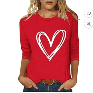 Women's heart top